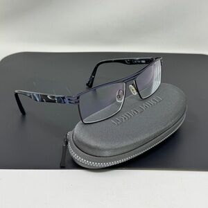 Alain Mikli Eyeglasses AL 1104 0200 Blue Brown Matte Glasses 58 14 140